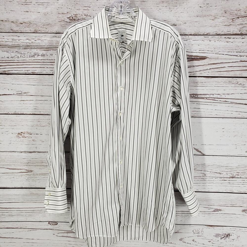 Robert Talbott Estate Men's Limited Edition Striped Dress Shirt Size 16
